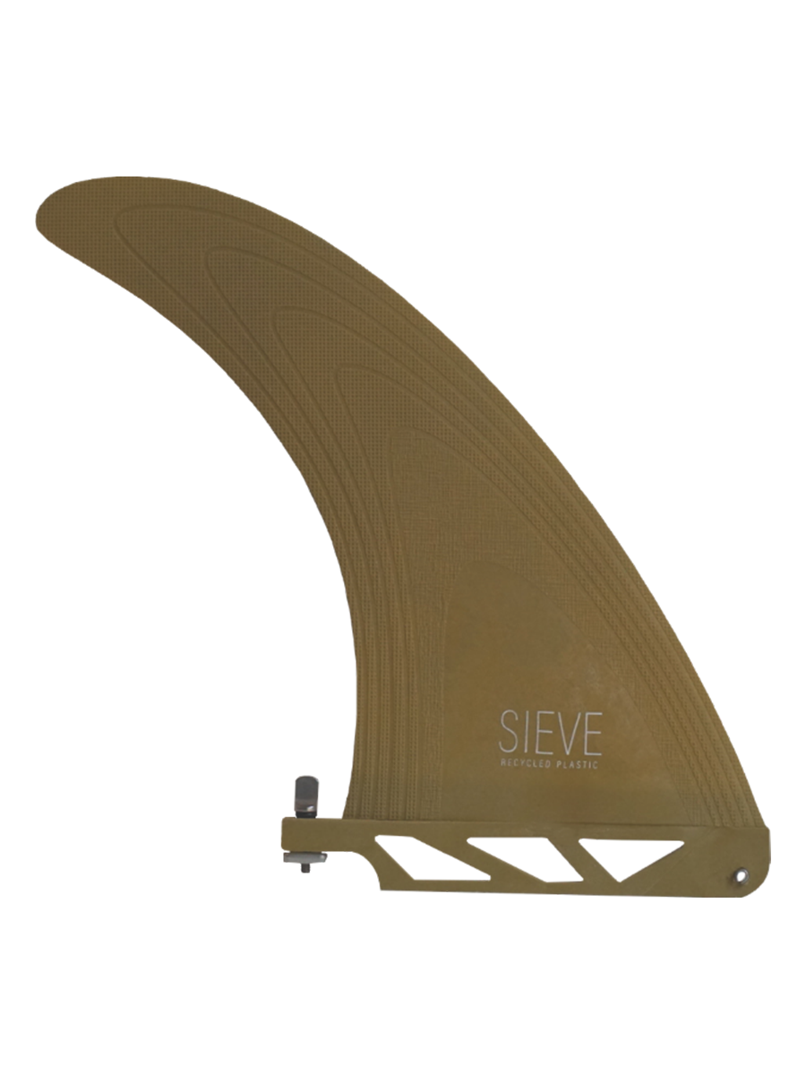 Sustainable Single Fin - 8'0 - Different colors - recycled carbon by Sive, color: yellow