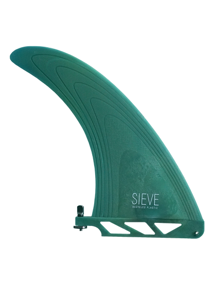 Sustainable Single Fin - 8'0 - Different colors - recycled carbon by Sive, color: green blue