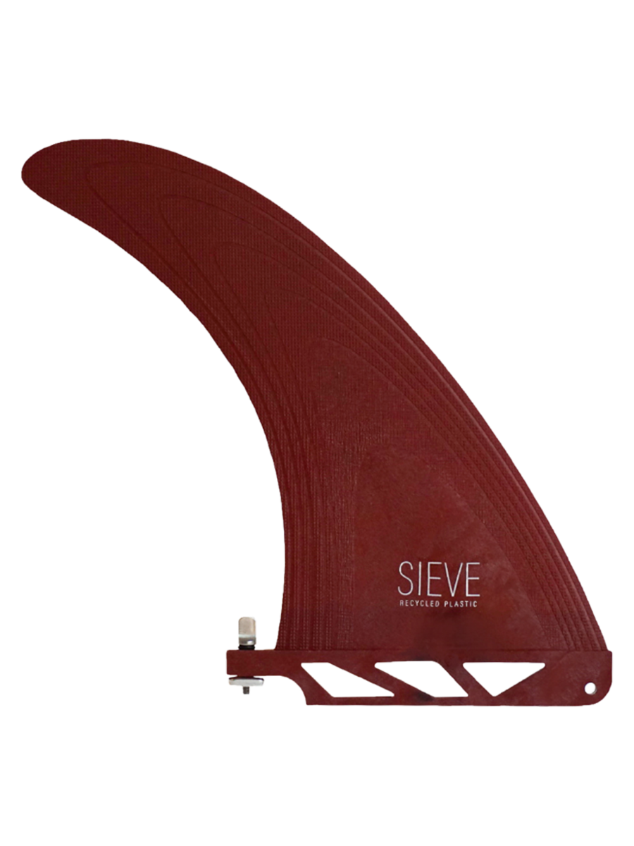 Sustainable Single Fin - 8'0 - Different colors - recycled carbon by Sive, color: red