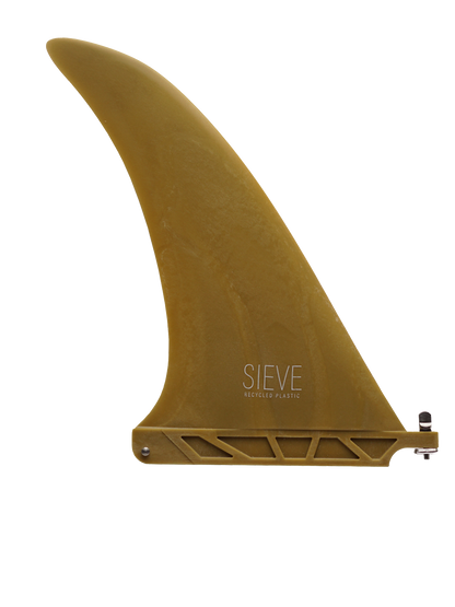 Sustainable Single Fin - 9’6 - Different colors by Sieve, color: sand