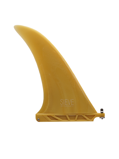 Sustainable Single Fin - 9’6 - Different colors by Sieve, color: yellow