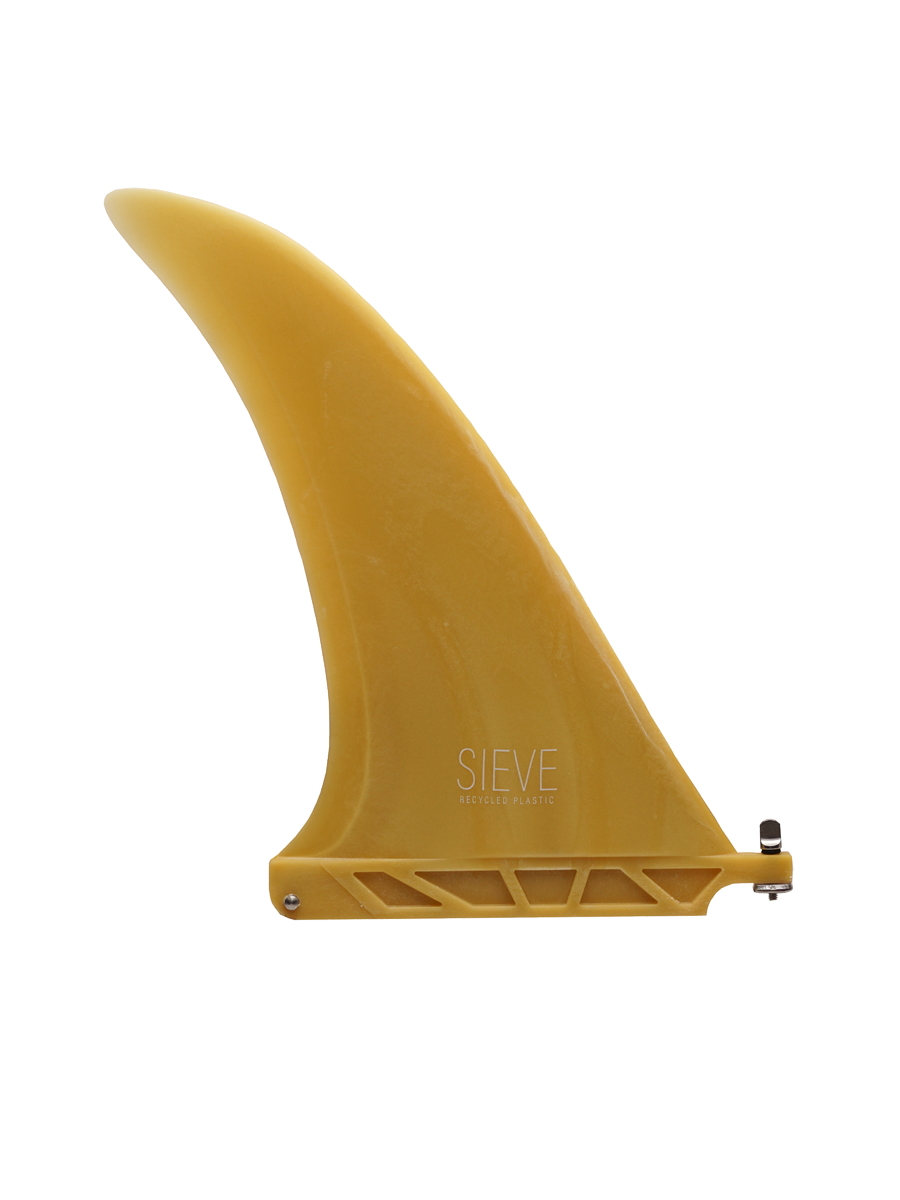 Sustainable Single Fin - 9’6 - Different colors by Sieve, color: yellow