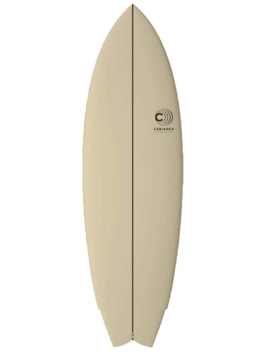 High Performance Twin shaped with Polyola Eco-Foam by Cabianca, Model: Evil Twin, front view