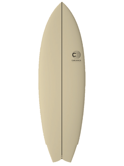 High Performance Twin shaped with Polyola Eco-Foam by Cabianca, Model: Evil Twin, front view