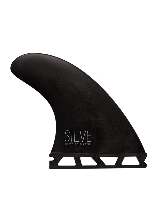 Sustainable Thruster Fins - Futures - recycled Carbon by Sieve, color: Black