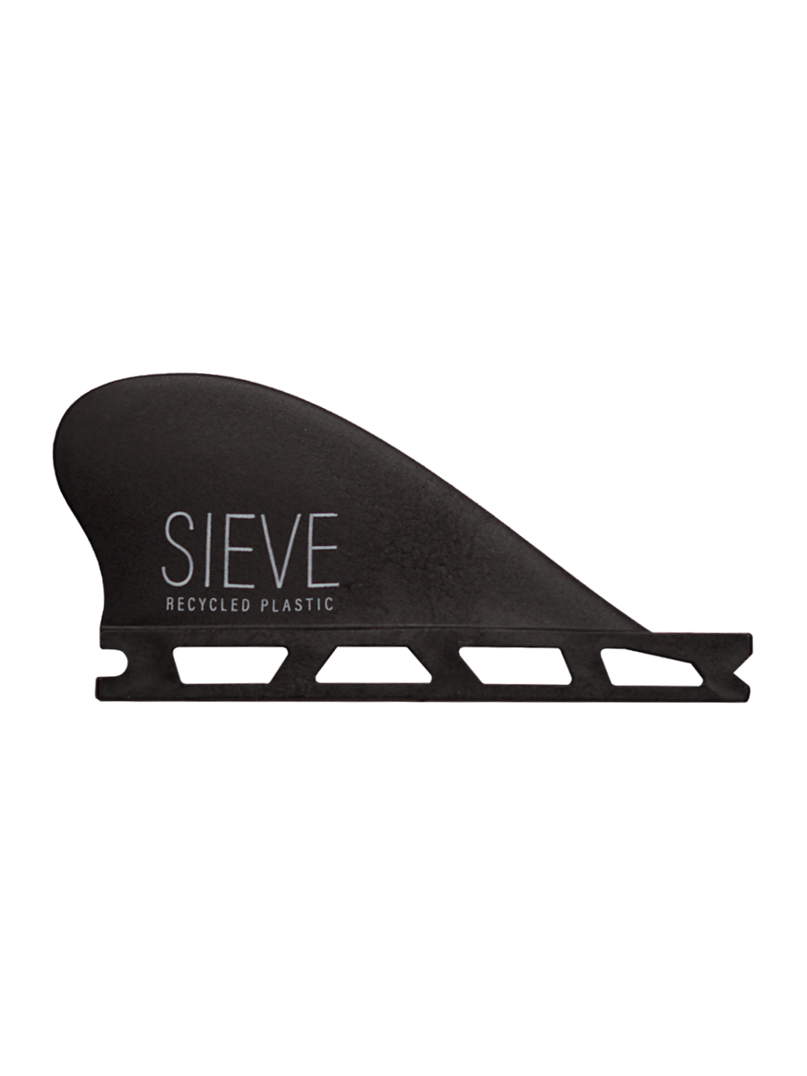 Sustainable Trailer Fin - Future Compatible - recycled Carbon by Sieve- color: black