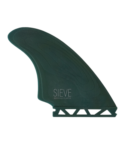 Sustainable Twin Fin - Futures - recycled Carbon by Sieve